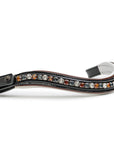 Taos Black Patent Leather Snaffle Bridle