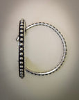 June Stud Bubble Hoop Fashion Earring - Silver
