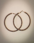Rue Hoop Fashion Earrings - Copper