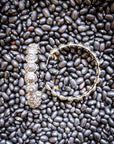 Bailey Stud Hoop Fashion Earring - Silver
