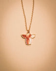 Moo Pendant Fashion Necklace - Gold