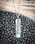 Clint Cactus Bar Pendant Fashion  Necklace