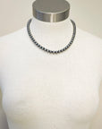 Kenna Navajo Style Fashion Pearl Necklace - Natural