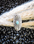 Sage Blossom Cuff Fashion Ring