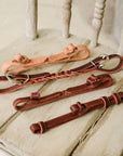 AJ Tack Latigo Leather 2 Button Curb