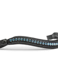 Doc Marten Black Leather Snaffle Bridle with Removable Flash