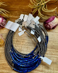Lapis & Sterling Silver Pearl Choker