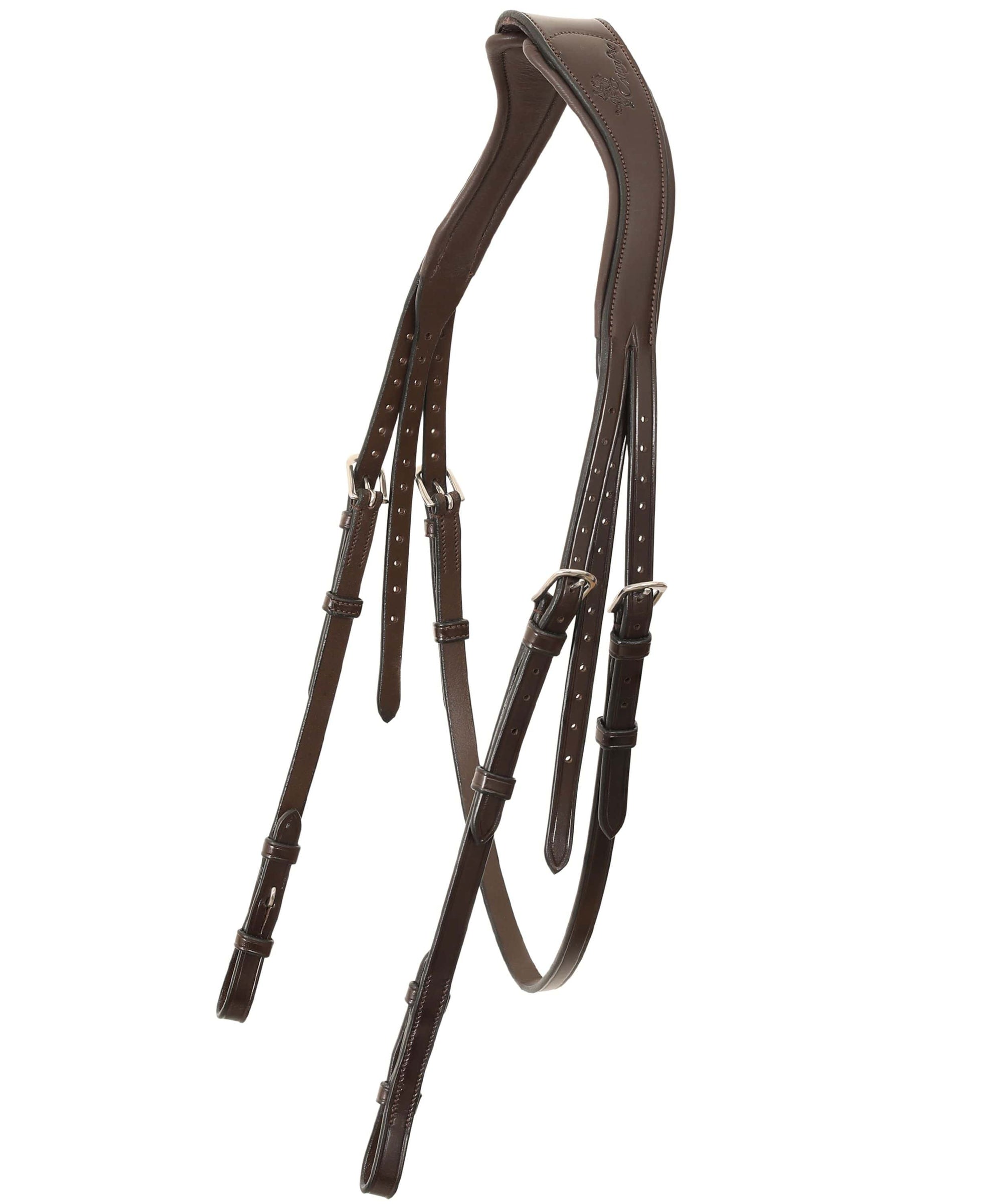 ExionPro &#39;Leo&#39; Classic Dressage Bridle with Reins