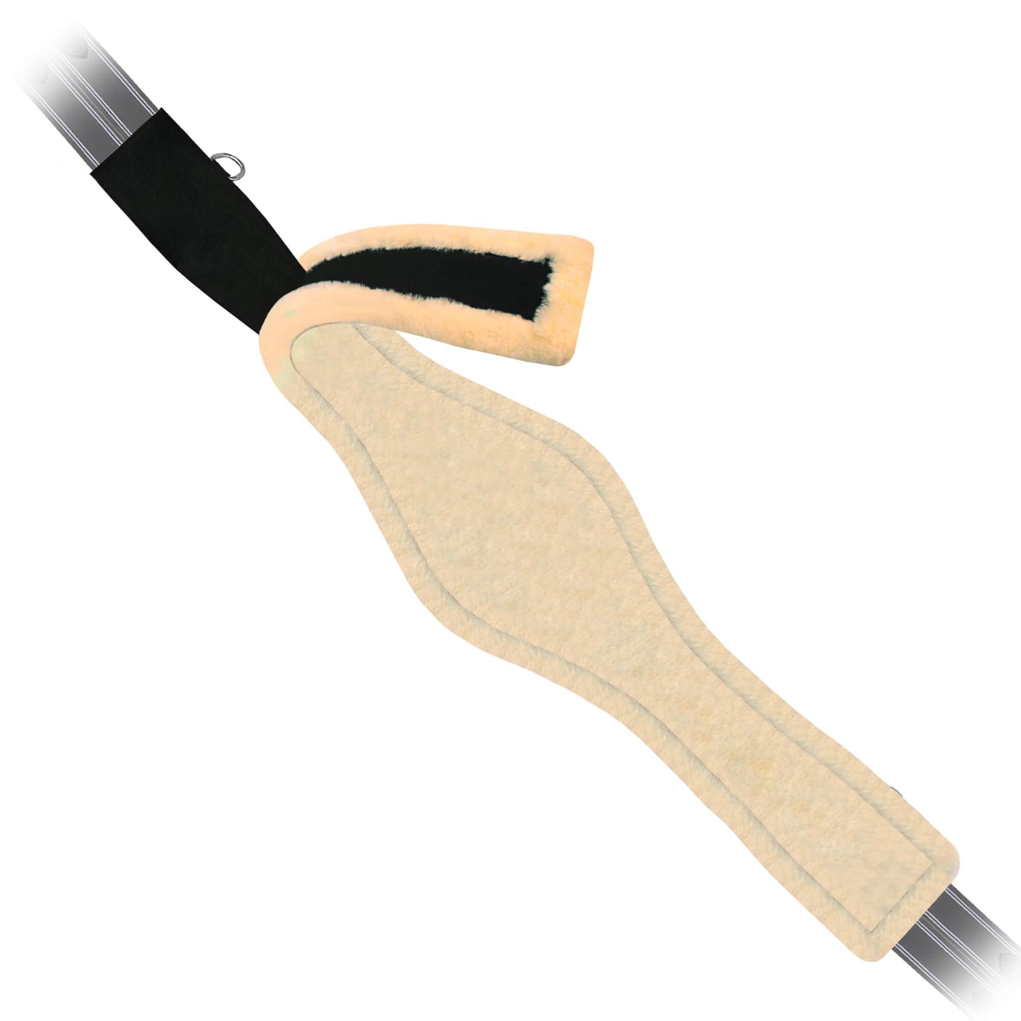 ExionPro &#39;Snap&#39; Over Lay Girth - Navy Blue Elastic with White Lines
