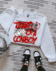 Tears Of a Cowboy TEE or CREWNECK