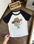 Cowboy Skelly Baby Tee