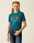 Girls Ariat Bison Ranch Tee