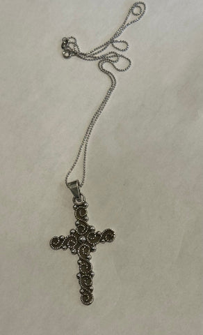 Vintage Oxidized Cross