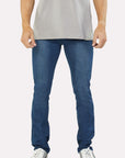 Cruz Men's Supersoft Denim Blue Stretch Slim Jeans