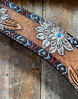 Two Tone Hand Painted Flower Breastcollar 