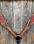 Light Oil Hand Painted Rose Breastcollar 