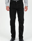 Slade Men's Black Relaxed Fit Stretch Pants
