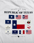 Flags of the Republic Pocket T-Shirt - White
