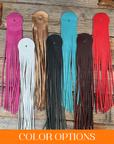 Leather Fringe - Assorted Colors