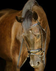 Vento Black Patent Snaffle Bridle