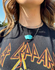 choker turquoise magnesite necklace