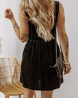 Black Velvet Tennis dress