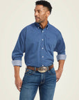 Ariat Men's Midnight Wrinkle Free Solid Pinpoint Oxford Classic Fit Shirt