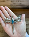 Dragon Fly pendant with turquoise