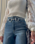 The Amalie Horsebit Belt