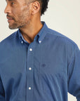 Ariat Men's Midnight Wrinkle Free Solid Pinpoint Oxford Classic Fit Shirt