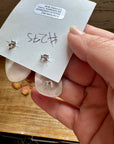 Kingman Turquoise Stud Earrings – 1.5 Inch Navajo Handmade by Donovan Nez