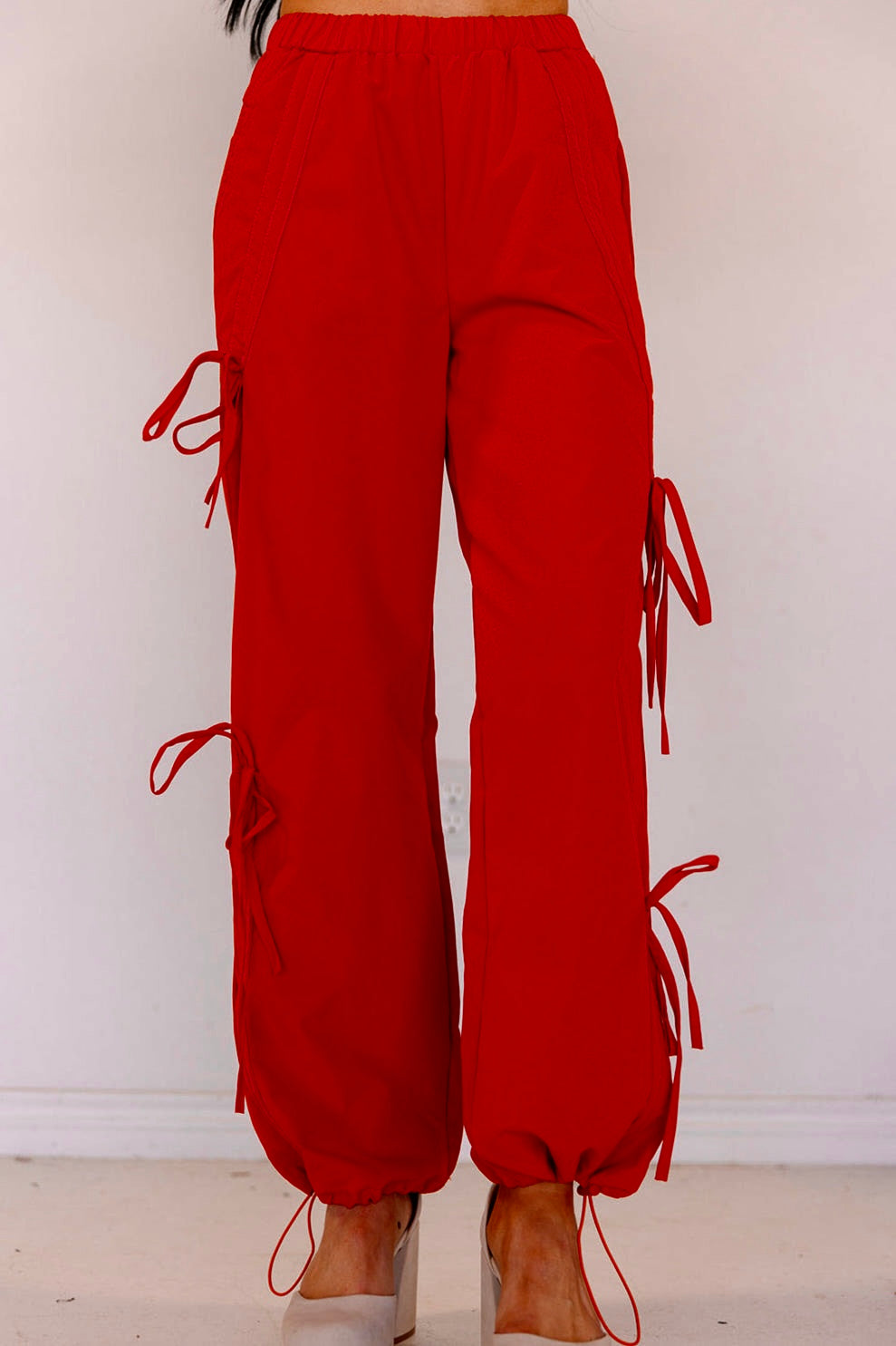 The Leighton Pant in Red