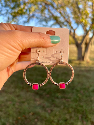 Simple & Pink Earrings