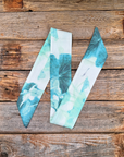 Green Western Skinny Mini Wild Rag Scarf / Cowgirl Necktie 