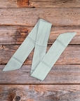 Green and White Western Skinny Mini Wild Rag Scarf / Cowgirl Necktie  