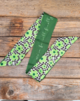 Green Western Skinny Mini Wild Rag Scarf / Cowgirl Necktie 