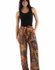 Tie Front Palazzo Pant - HC1043