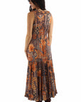 Rayon Paisley & Floral Slvls Dress - HC1044