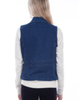 Denim Vest W/princess Seams - HC548