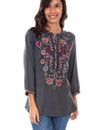 Emb. Front Tunic - HC570