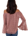 Lace Top W/ruffle - HC593