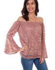 Lace Top W/ruffle - HC593