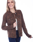 Leopard Denim Jacket - HC642