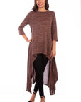 Hi/lo Drape Pull Over Top - HC644