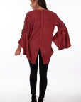 Tunic W/lace Up Sleeves - HC683