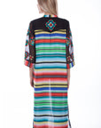 Embroidered Duster Serape Back - HC729