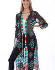 Embroidered Duster Serape Back - HC729