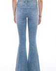 Bell Bottom Pants W/paisley Print - HC742