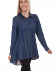 Burn Out Back Tunic - HC743