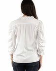 Button Front Blouse - HC974